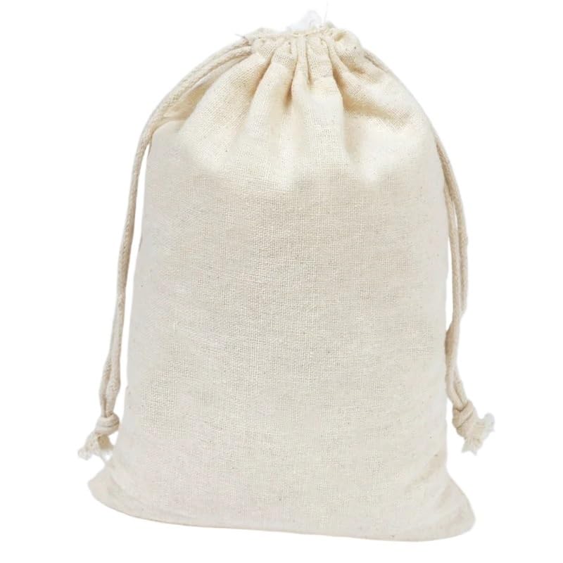 Geschenkbeutel 10/20 Stück Baumwolltaschen mit Kordelzug, Geschenkverpackungsbeutel, for Organisieren von Lebensmittelsäcken in verschiedenen Größen(20 pcs,20x30cm)