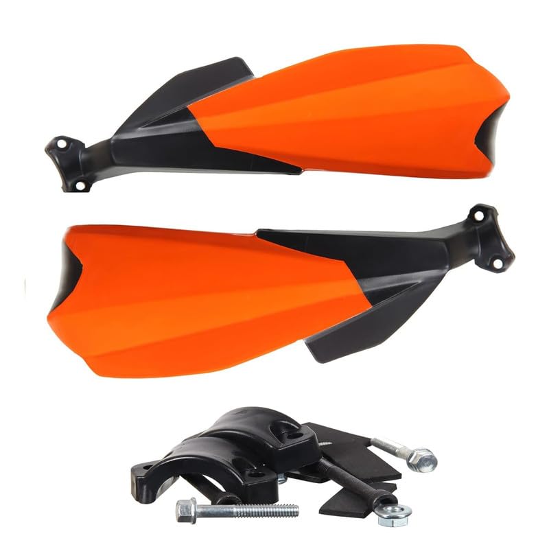 GadiBike Bike Universal Hand Guard Protector Orange for KTM RC,KTM Duke,Xpulse,Sport Bike for Suzuki Bandit