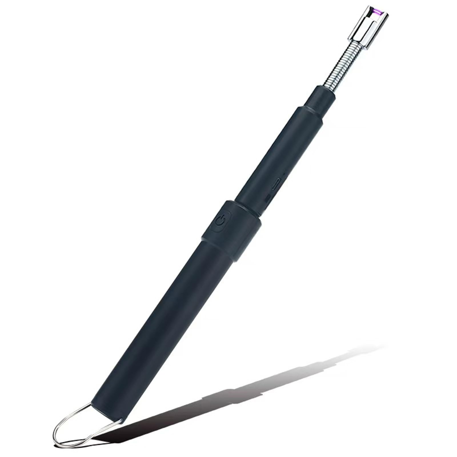 Long Lighter, Retractable Electric Lighters, Lgnition Port Can be Rotated 360°, Rechargeable via USB, lighters Suitable for Lighting Candles,