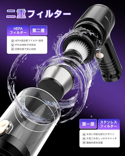 THEKUKU ハンディクリーナー LT-145 の商品画像 5