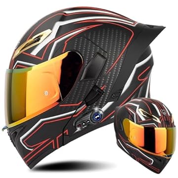 motorbike helmet with built in bluetooth