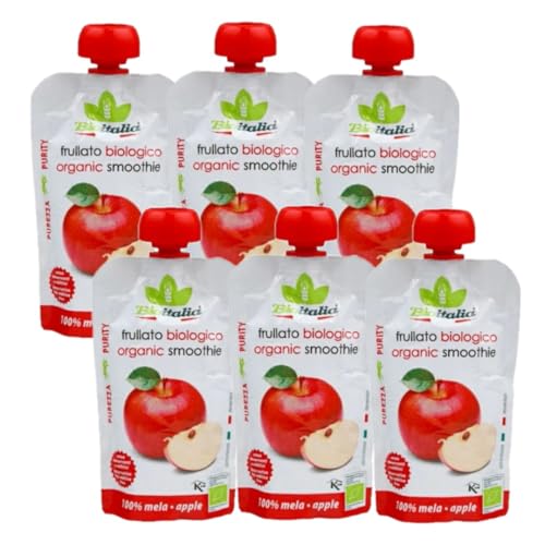 6個セットテルヴィス とろりーの イタリアンスムージー リンゴ 120g 無添加 スムージー 置き換え ダイエット 有機jas オーガニック 健康 まとめ買い