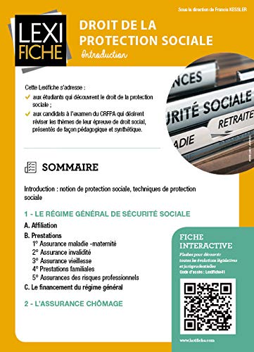 Télécharger Droit de la protection sociale : Introduction Gratuit