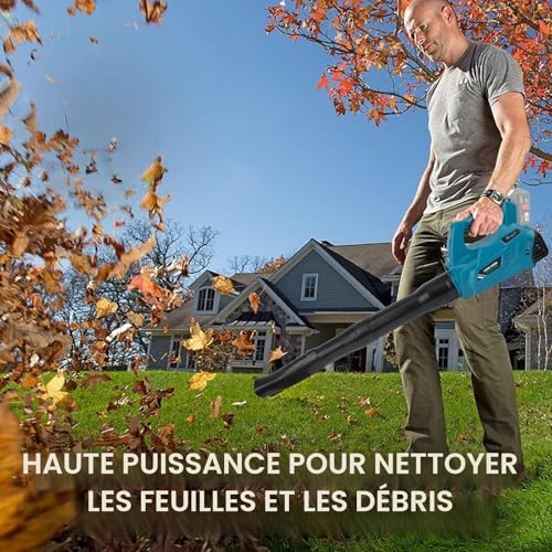 Waitley Souffleur pour Batterie Makita 18V, 297 km/h, 6 Vitesses – vue 4