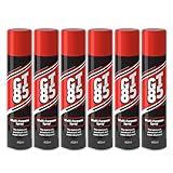Amazon GT85 6 Pack: Lubricates, Cleans and Protects Metal/Composite, Rust Defense, Stuck Parts Ease, Shine Restore, Squeak Eliminate, Moisture Disperse #ad