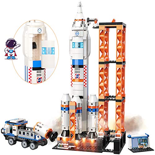 City Space Mars Exploration Space Shuttle Spielzeugbaukasten, City Space Rocket und Launch Control Model Rocket Bauset… – Bild 3