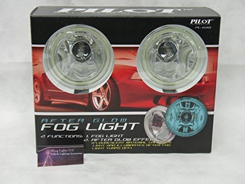 Universal 4" Round Blue Glow Halo Fog Lights Pair (Does Not Include Harness or Switch)