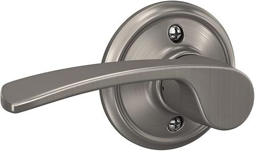 Miniatura 9 de Schlage F170 MER 619 RH - Manija de puerta Merano para diestra, manija de puerta simulada sin giro de un lado, níquel satinado