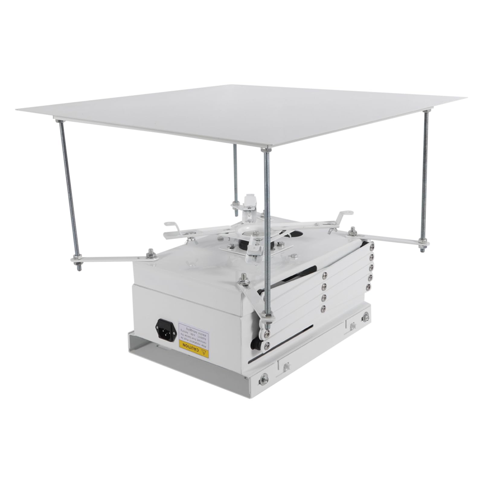 Soporte de techo eléctrico para proyector con mando a distancia, proyector eléctrico 220 V, proyectores de techo, elevador eléctrico, carga máxima hasta 10 kg, con rango de 1 m