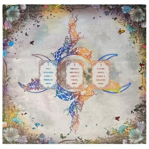 Mantel De Altar Cuadrado Para Mesa De Tarot, Diseño De Mariposa,