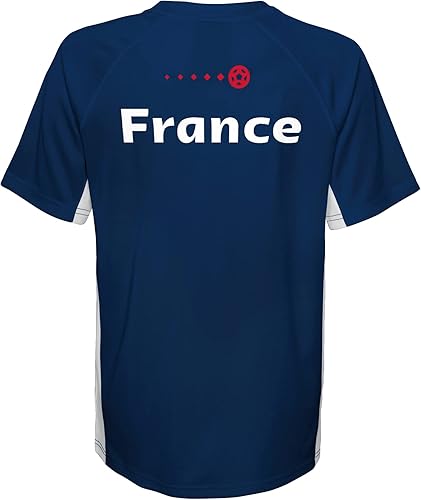 Miniatura 10 de Outerstuff Camiseta unisex de manga corta raglán con paneles de la Copa Mundial de la FIFA para niños