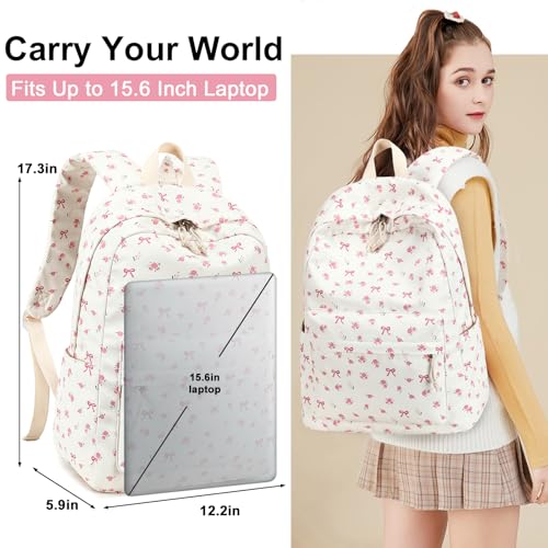 Image of LOIDOU Backpack for Girls School Backpacks Bookbags for Elementary Middle School Women Laptop Backpacks (conquette, L-17)