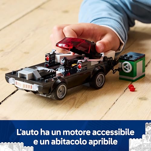 | Marvel Spider-Man Contro Muscle Car di Venom - Macchina Giocattolo da Costruire con 3 Minifigure, Giochi per Bambini da 7 Anni Fan dei Supereroi, dei Veicoli e dei Modelli di Auto 76309 - Lego - Immagine 2