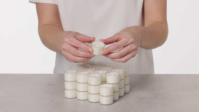 Lumini Di Cera Bolsius - Confezione Da 48, Durata 8 Ore, Bianchi, Per Cene Romantiche O Decorazioni - Foto 2