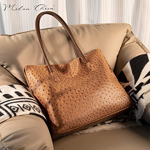 Milan Chiva Tote Bag para mujer con cierre y cuero vegano miniatura 2
