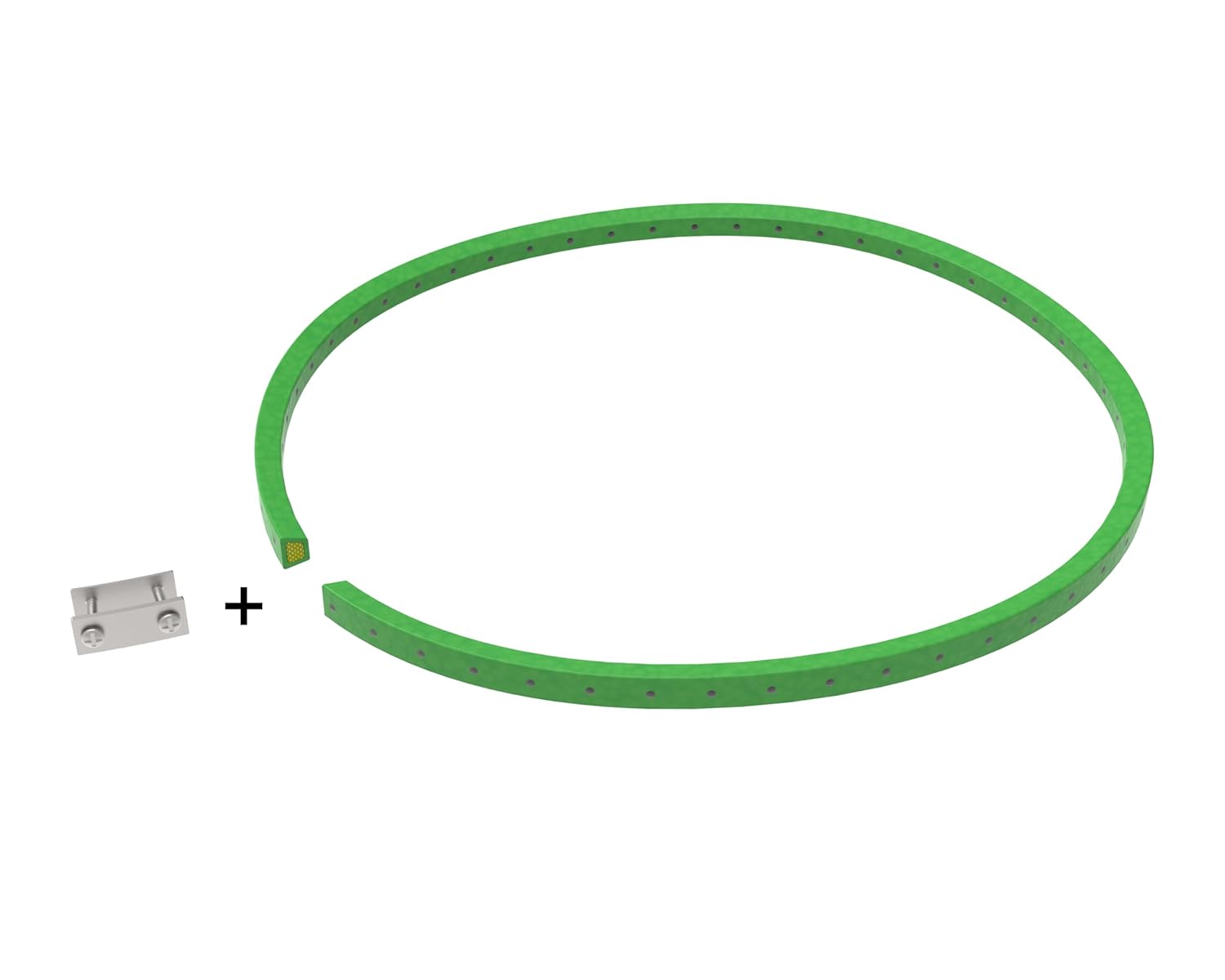 Rockwood Pulley Adjustable V Belt (Size M (0.256 Inch), 5 Ft)