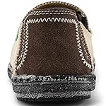 VILOCY Mens Slip on Deck Shoes Zero Drop Casual Canvas Loafer Vintage Flat Boat Shoes - Image 4