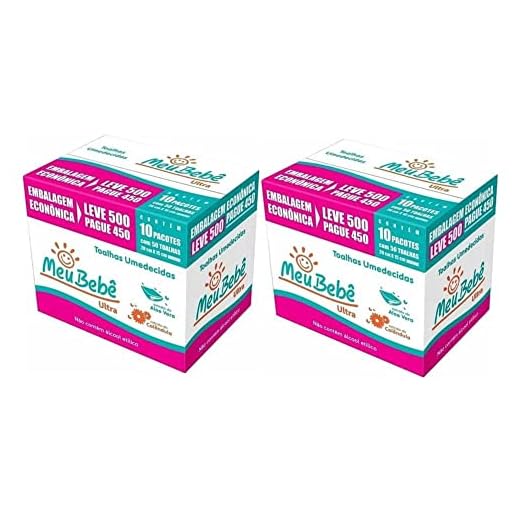 Combo Toalha Umedecida Meu Bebê Ultra 1000 unidades
