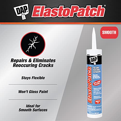 Dap 12276 Elastomeric Patch And Caulking Compound, 10.1-Ounce , White #TOP1
