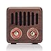 Produktbild Vintage Radio mit Bluetooth Lautsprecher, Retro Radio Klein Holz FM SD MP3 Transistor Laderadio Speaker Tragbares AUX-IN Radio Bass und Subwoofer