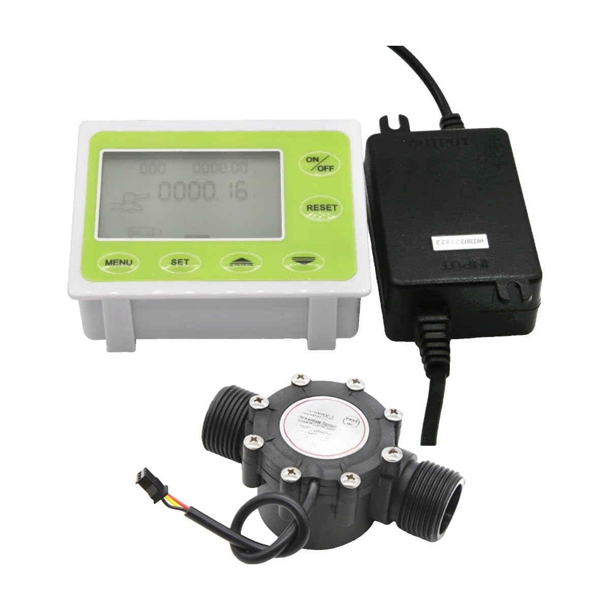 Medidor de agua electrónico G1 con medidor de flujo y alarma 2