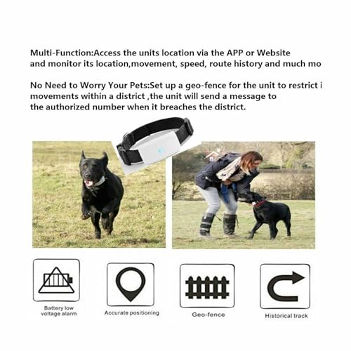 Tkstar TK911 Gps Gsm 3G 2G Collare Cane Gatto Animale Tracker Trasmettitore + Batteria Impermeabile 500Mah / Solo 33G / Live Tracking Senza Contratto - 6