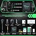 MACH 3 Fast 40 Amp Level 1&2 Portable EV Charger, Electric Vehicle Charging Station, 120-240V NEMA 14-50 w/ 5-15 Adapter. SAE J1772 car Connector & Tesla mobile NACS, Outdoor EVSE, 25ft Cable w/holder