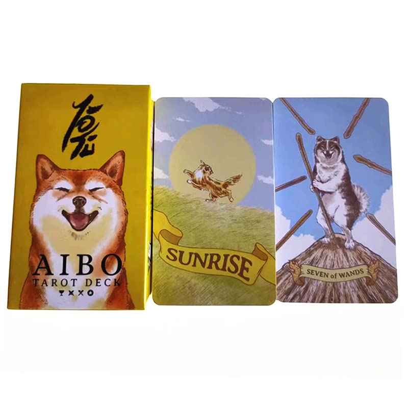 Amazon.co.jp: karonpeln タロットカード かわいい 犬 カード
