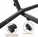 Double Hammock with Space Saving Steel Stand, 450lb Capacity Hammock, Portable Hammock for Garden Patio Outdoor Camping (Desert)