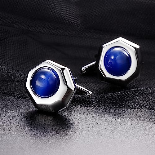 Mancuernillas HAWSON Ojo de Gato para Hombre miniatura 6