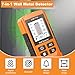 Stud Finder Wall Scanner, 5 in 1 Stud Detector Tool with LCD Display & Audio Alarm, Accurate Handheld Wall Stud Sensor with Intelligent Smart Chip, Electric Stud Finder for Wood AC Wire Metal Joist