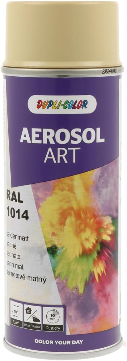 Edding Permanent Spray Acryllack – 3x 200 Ml Hellelfenbein, RAL 1015, Wetterfest