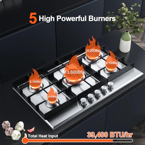 Eascookchef GC002-305S-IT 30 Inch Gas Cooktop, Gas Stove Top thumb #1