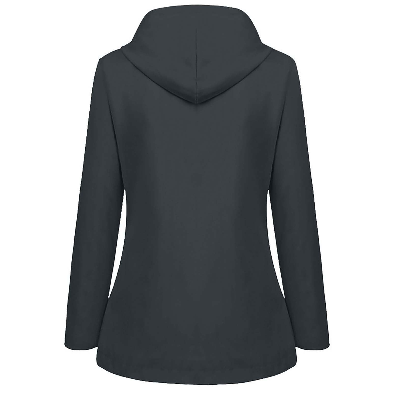 Generisch Damen Winter Fleecejacke Outdoor Wanderbekleidung Kapuzenjacke Hardshelljacke