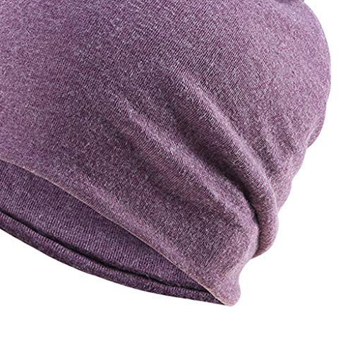 #N/A 3 Peças Femininas Slouchy Gorros Chapéu Alongamento Casual Verão Chapéu Touca Boné