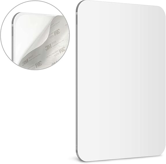 Mavoro Shaving Mirror for Shower 3M Adhesive Shower Mirror. 7x9in