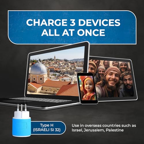 Orei U2U-14 3 In 1 Israel Plug Adapter thumb #5