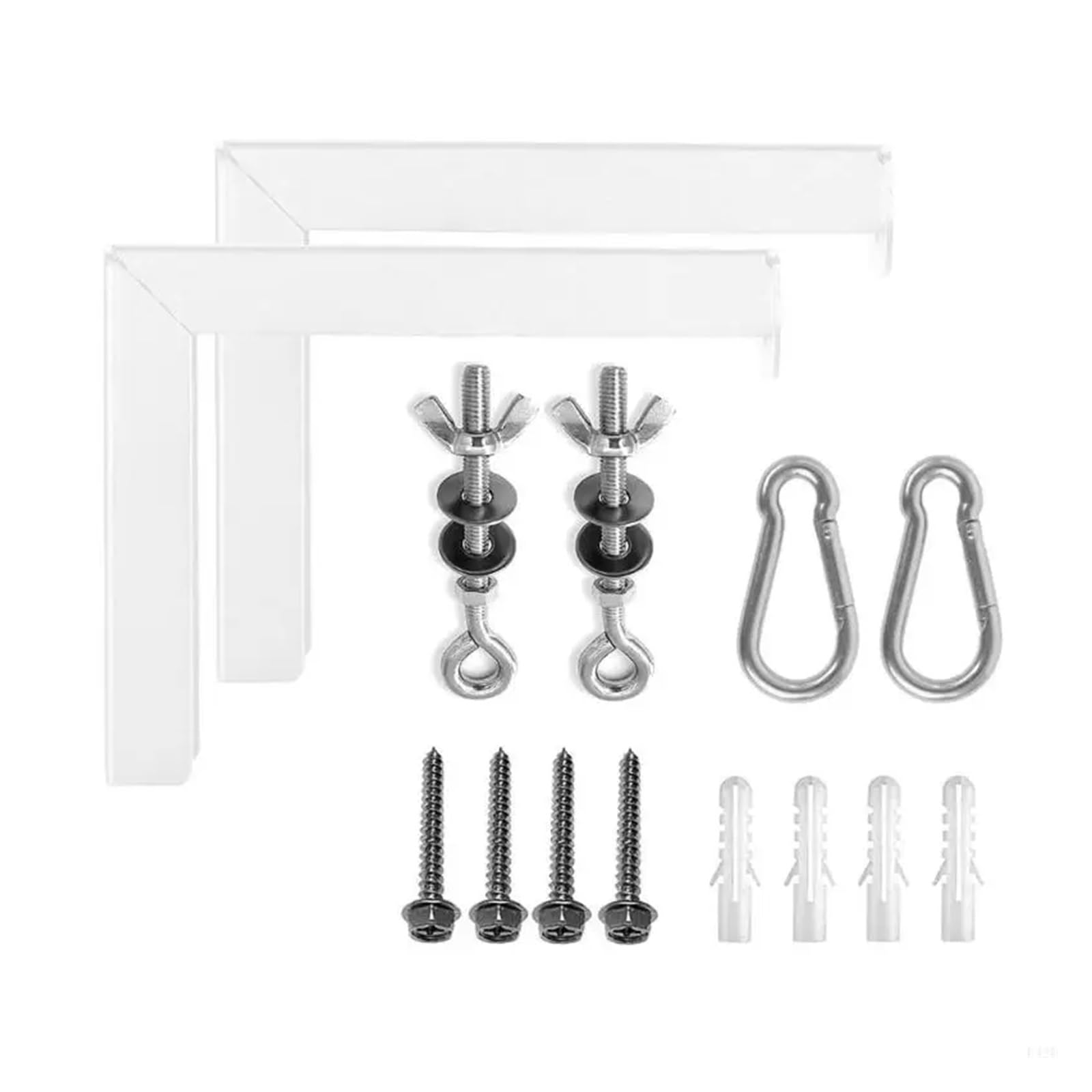 Soporte De Pared para Pantalla ProyeccióN Pantalla de proyector montada en la Pared Universal, Pantalla proyectores Ajustable, Soporte Techo for configuración Cine casa(White)