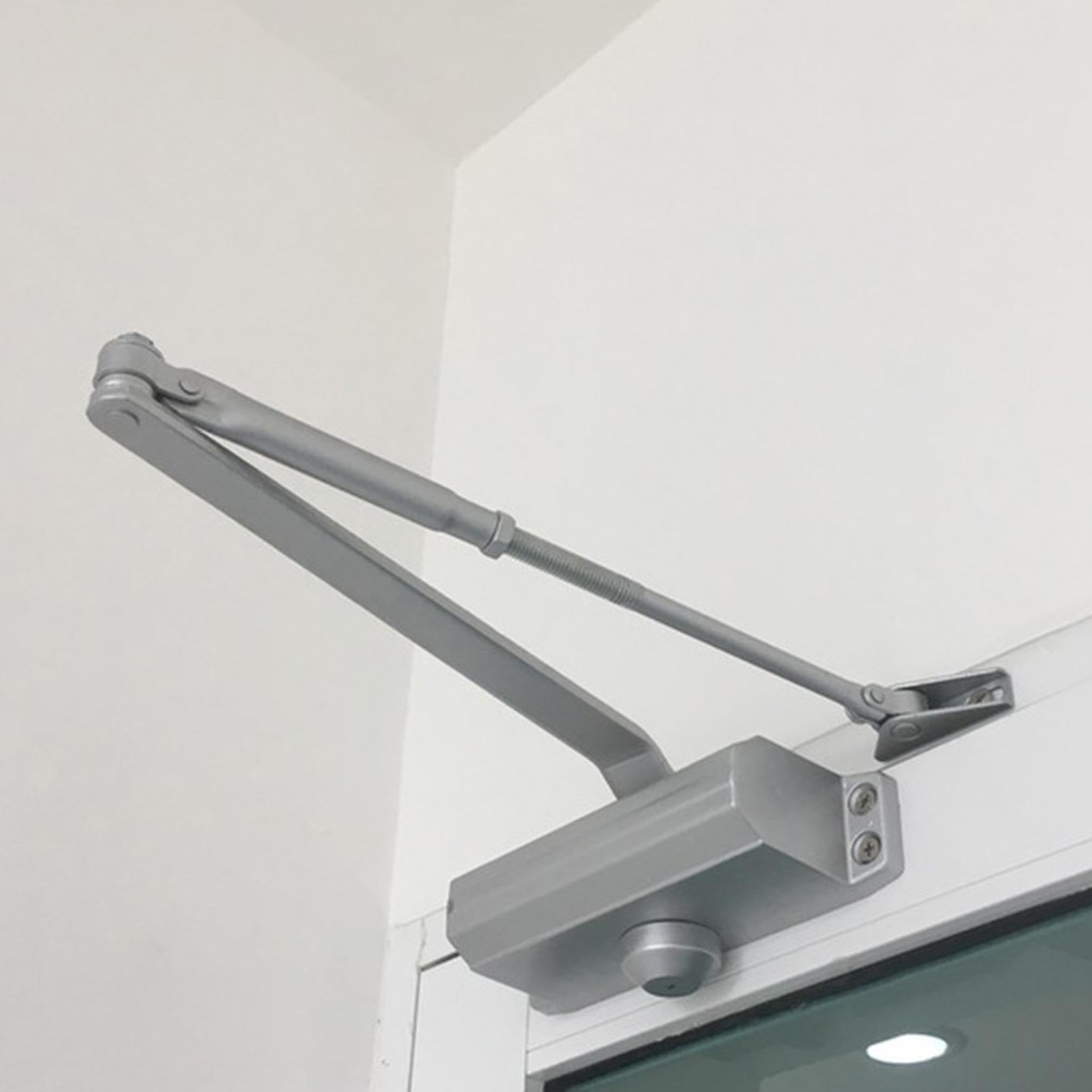 Cierrapuertas hidráulicos,Cierre de puerta automático ajustable | Cerradura de cierre hidráulico de puerta automática,Dispositivo de cierre de puerta de vaivén para el hogar, puerta automática