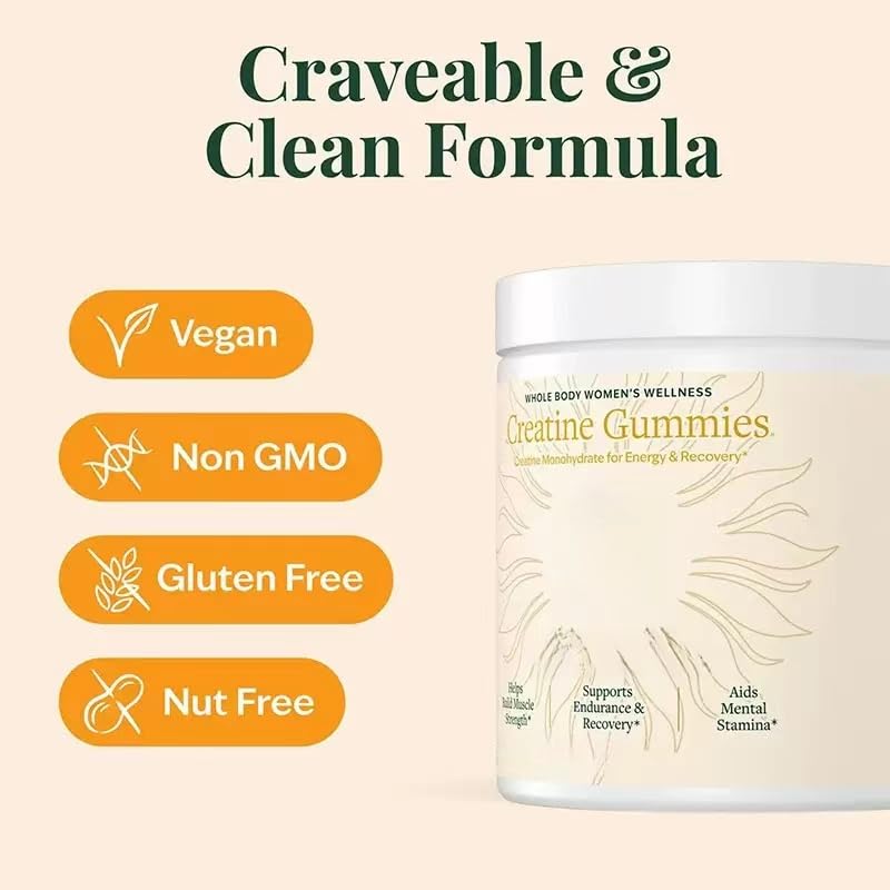 Creatine Gummies masticables de creatina para mujeres y enfoque mental 2