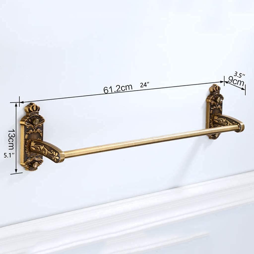 LYGXWJFC Toalla de Pared de Asalto, Estante de Aluminio para Espacio en, Mesa de baño, Espejo de Toalla, Gancho de Toalla Resistente