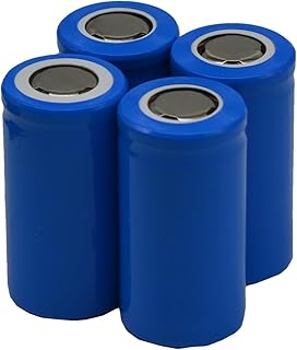 4X 18350 Battery for 3.6/3.7v Li-ion Top Button Rechargeable LED Torch Flashlight Laser Pointer Pen