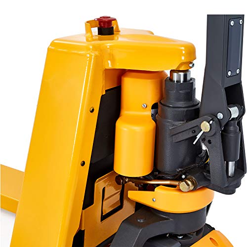 Xilin Electric Powered Pallet Jack 3300lbs Capacity Lithium Battery Mini Type Walkie Pallet Truck 48\"x27\" Fork Size