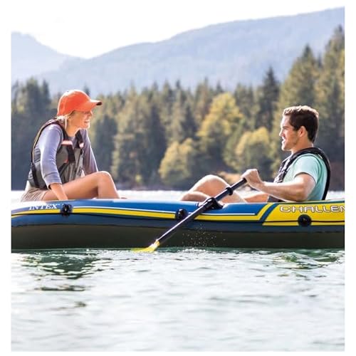INTEX Challenger Inflatable Boat Set: Includes Deluxe 48in Boat Oars and High-Output Pump - Image 8