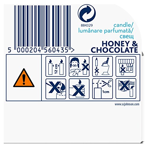 Glade Candle Honey & Chocolate Air Freshener 120g - Image 3