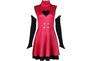 Sleek Red Demon Costume for Halloween Prowess