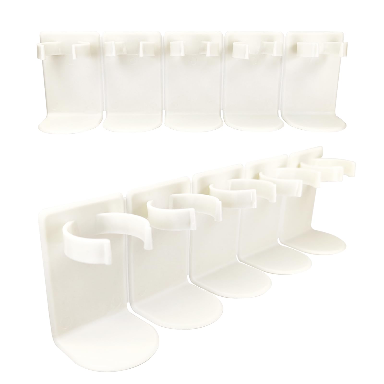 TSBSHum Spice Organization for Cabinet,Adhesive Spice Rack with Spice Gripper Clips,Mount on Cabinet Door or Wall for Organizing Spices and Cosmetics,for Home or Rv,Holds 10 Jars