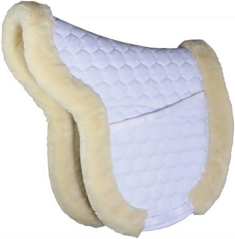 Professional's Choice Ventech Hunter Show Pad | EP530 Faux White | Stain Resistant Quilted Cotton
