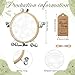 Lukmaa 12 Pcs 4 Inches Small Wedding Lace Tambourines with Celebrating Tags Mini Handheld Tambourine Musical Instrument Bulk for Wedding Church Baby Shower Engagement Party Favors