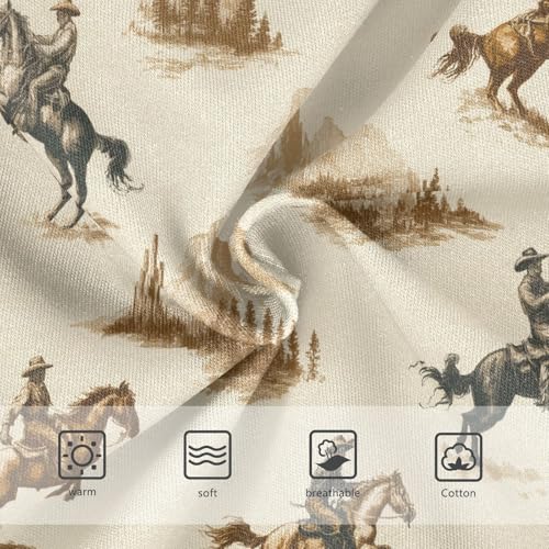 Girls Underwear Soft Cotton Cowboy Kids Panties in Sizes 2/3t, 4t, 5t, 6 and 83